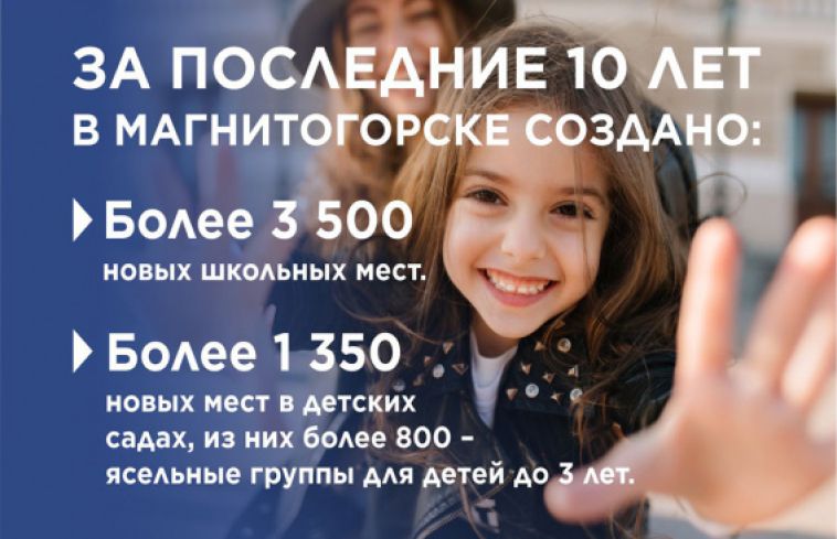 За последние 10 лет в Магнитогорске сформирован принципиально новый каркас образовательных учреждений