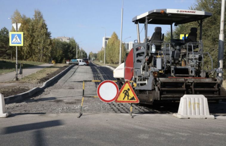 В городе продолжаются работы по обновлению улично-дорожной сети