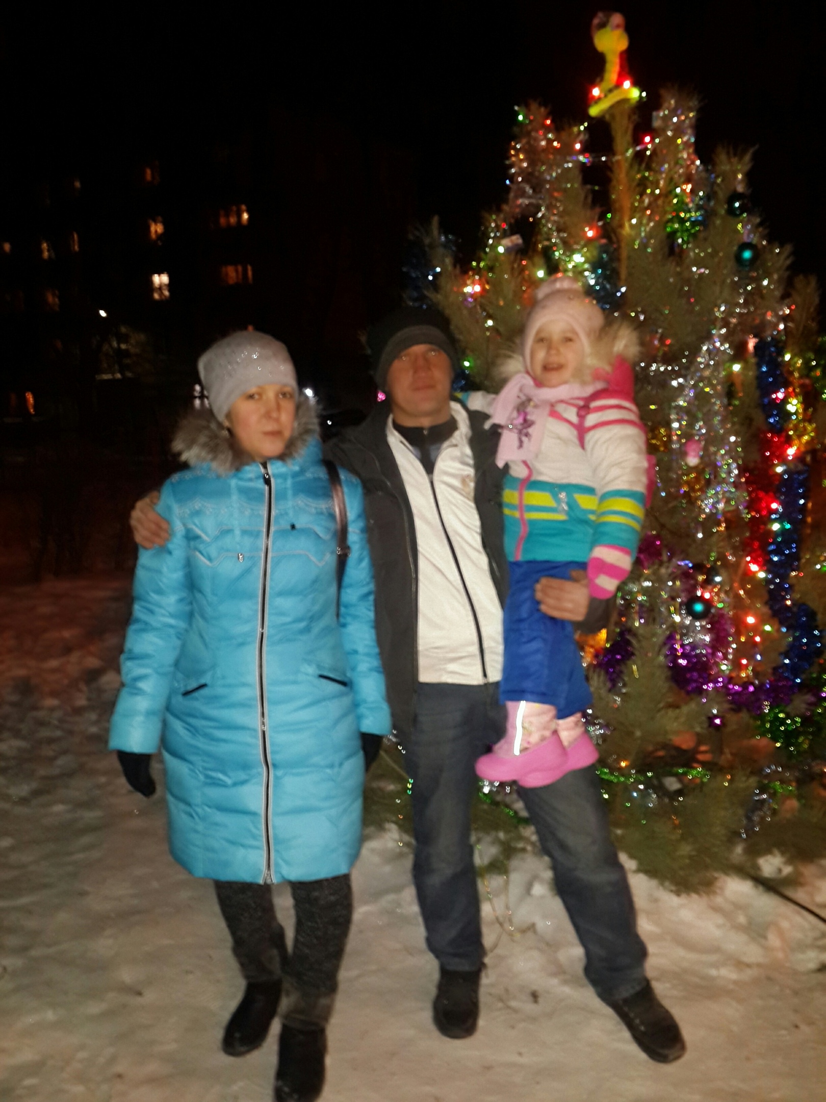 Александр Улаев с семьей