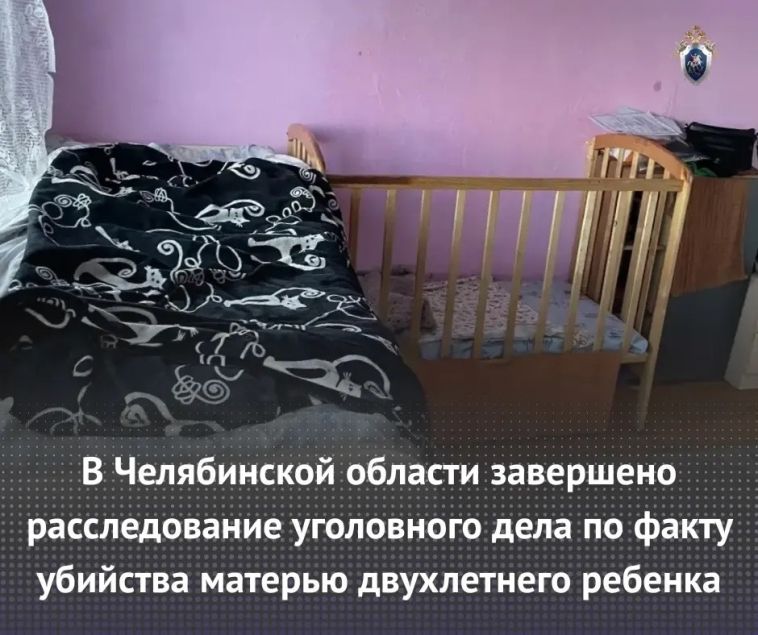 В Челябинской области завершено расследование уголовного дела по факту убийства матерью двухлетнего ребёнка