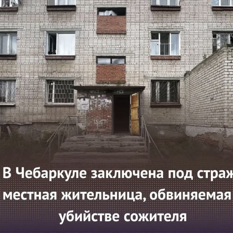 В Чебаркуле заключена под стражу местная жительница, обвиняемая в убийстве сожителя