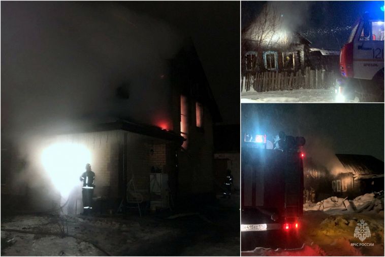 В Челябинской области двое мужчин погибли в пожаре
