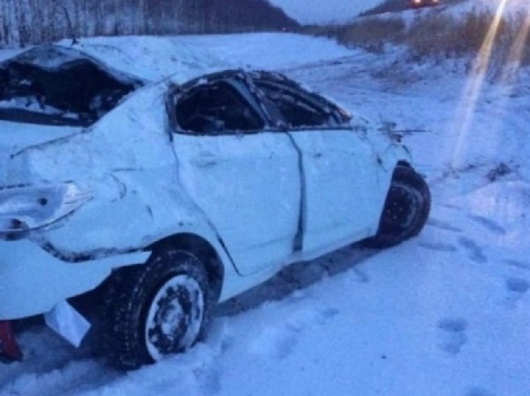 В Магнитогорске иномарка попала в аварию на шоссе Западном